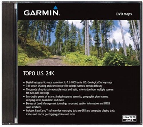 Garmin 010-11314-00 Model Mapsource Topo US 24K West DVD, Includes topographic coverage of California, Nevada, Oregon and Washington, Provides detailed digital topographic maps, comparable to 1:24,000 scale USGS maps, Includes points of interests such as parks, campgrounds, scenic lookouts and picnic sites, UPC 753759093495 (0101131400 01011314-00 010-1131400 010 11314 00)