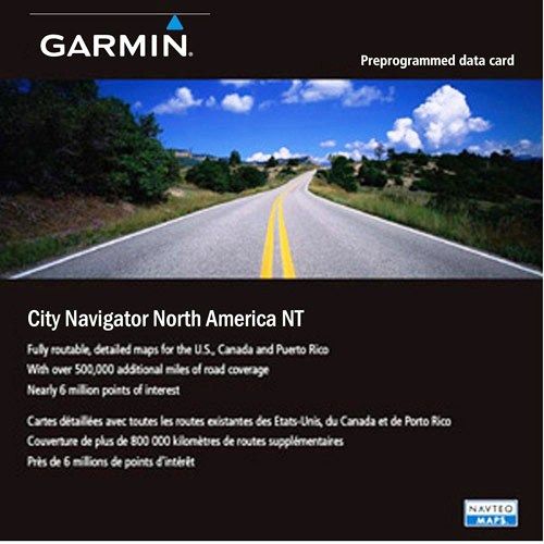 Garmin 010-11551-00 City Navigator North America NT microSD/SD Card, Includes postal code support for Canada, Shows highways, interstates, and business and residential roads in metropolitan and rural areas; Displays more than 10 million points of interest, including hotels, restaurants, parking, entertainment, fuel and shopping, UPC 753759105778 (0101155100 01011551-00 010-1155100)