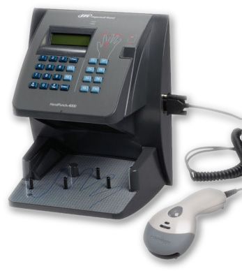 Acroprint 01-0175-003 HandPunch HP4000 Biometric 530-Employee Terminal With Barcode Badge Reader; Accountable, reliable biometric technology eliminates costly buddy-punching; Efficient, with no more paper time cards, clerical errors in payroll preparation are reduced or eliminated; Economical, there's no more need to continually purchase or maintain stocks of badges, time cards, ribbons or other supplies; (ACROPRINT 010175003 01 0175 003 01-0175-003 HANDPUNCH HP4000 HP-4000 BIOMETRIC)