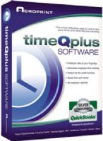 Acroprint 01-0262-000 timeQplus Network Software; Work with Proximity, Magnetic Stripe, Barcode, Biometric, FaceVerify and HandPunch; Client/Server PC Punch; For 50 Employees; Track job costing with work codes; Two classes of overtime plus 7th day overtime; Weekly, bi-weekly, semi-monthly or monthly pay periods (ACROPRINT 010262000 01 0262 000 01-0262-000) 
