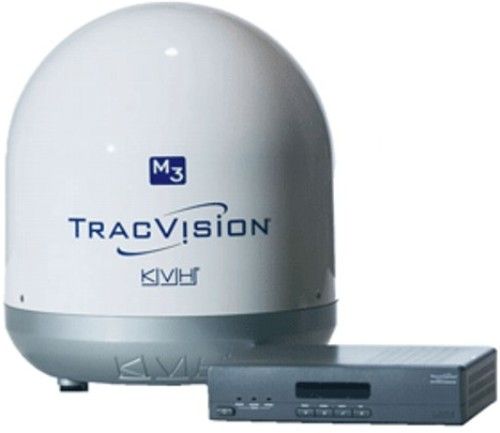 KVH Industries 01-0279-04 TracVision M3 DX Version Satellite TV, Award-Winning TV Solution For Every Boat & Budget, Unsurpassed dynamic tracking with superior bluewater coverage as far as 100 to 200 miles offshore, Exclusive 12V Multi-service Control Box with LCD display for easy system control, UPC 028327007342 (01027904 010279-04 01-027904 M3-DX M3DX)