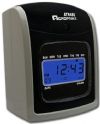Acroprint 01-0285-001 Time Clock Bundle ATR480, LCD, Automatic, White Charcoal Color; Automatic card positioning for easy printing; Print alignment is adjustable for fine-tuning; Weekly, bi-weekly, semi-monthly or monthly pay periods; Supports job costing; Prints in AM/PM or military time; Choose between minutes or hundredths; UPC 033297199072 (ACROPRINT 010285001 01 0285 001 01-0285-001 ATR480) 