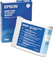 Epson T465011 Ink Cartridge, Inkjet Print Technology, Light Cyan Print Color, 28 Page A1 at 40 % Coverage 720 dpi and 3800 Page A4 at 5 % Coverage 360 dpi Print Yield, Epson DURABrite Ultra Cartridge Features, For use with EPSON Stylus Pro 7000 (T465011 T465-011 T465 011 T-465011 T 465011) 