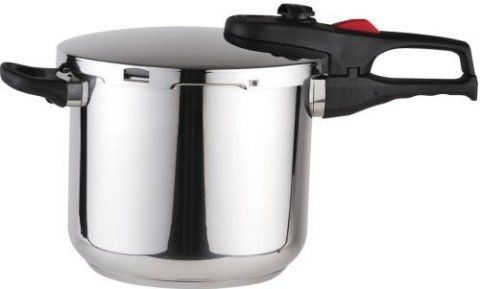 Magefesa 010PPRAPL06 Practika Plus Stainless Steel 6.3-Quart Super Fast Pressure Cooker, 18/10 stainless steel construction, Easy-fit lid, Pressure control system, Silent and airtight, Safe for all cook tops, Hand wash, Reduced CO2 emissions, Pots have encapsulated aluminum base for even heat distribution, Suitable for all types of surfaces, Easy lock system, Thermal diffusing base, UPC 894968002165 (010 PPRAPL06 010-PPRAPL06 010PPRAPL 06 010PPRAPL-06)