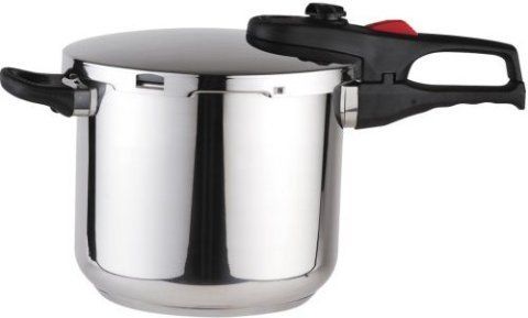 Magefesa 010PPRAPL75 Practika Plus Stainless Steel 8 Quart Super Fast Pressure Cooker, 18/10 stainless steel construction, Easy-fit lid, Pressure control system, Silent and airtight, Safe for all cook tops, Hand wash, UPC 0894968002172 (010 PPRAPL75 010-PPRAPL75 010PPRAPL 75 010PPRAPL-75)