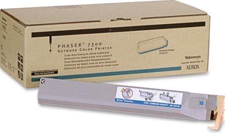 Xerox 016-1977-00 Cyan High Capacity Toner Cartridge for use with Xerox Phaser 7300 Network Color Printer, Up to 15000 Pages at 5% coverage, New Genuine Original OEM Xerox Brand, UPC 042215484985 (016197700 0161977-00 016-197700 016-1977)