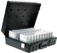 Perm-A-Store 01-672900 model LTO-20 Black Heavy Duty Turtle Case, 20 tapes Capacity, Prevents damage from impact and insulates against temperature extremes, High density polyethylene material prevents debris generation, Stainless steel latches provide secure closure and last for years, UPC 702119672900 (01672900 01-672900 01 672900 LTO20 LTO-20 LTO 20) 