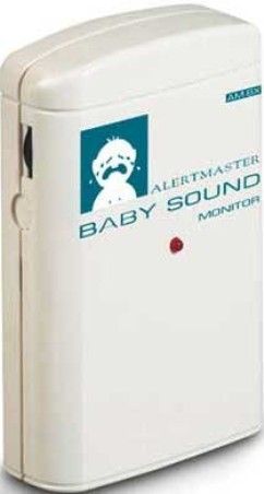 Clarity 01881.000 Model AMBX AlertMaster Baby Sound Monitor For use with the AL10 or AL12 AlertMaster Notification Systems, Alerts user to a childs crying, Baby monitor for the Alertmaster system to alert the user of a crying baby in another room, UPC 759599018810 (01881000 01881-000 01881 000 AM-BX AM BX)
