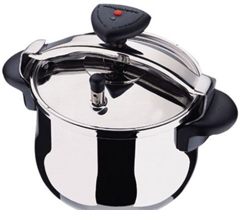 Magefesa 01OPRESTA04 Star R Stainless Steel 4 Quart Fast Pressure Cooker, Fast pressure cooker, Made of 18/10 stainless steel, Progressive lock system, Induxual high-tech base with 5 layers in total - 18/10 stainless steel, silver, aluminum, silver and 18/10 stainless steel, Suitable for all type of surfaces (01O PRESTA04 01O-PRESTA04 01OPRESTA 04 01OPRESTA-04 01OPRESTA04)
