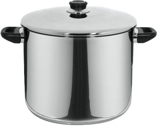 Magefesa 01PXROYOL28 Royal Stainless Steel Stockpot with Lid; 14.3-Quart capacity; Suitable for gas, electric, induction and ceramic surfaces; Dishwasher safe; Oven safe up to 350F; Every handle is completely isolated from heat, letting you to cook as safely as possible; Bakelite handles; Thick thermal encapsulated base (3 layers) for fast and even heating; UPC 813310011792 (01PX-ROYOL28 01PXROYOL-28 01PX ROYOL28) 