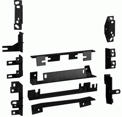 Metra 02-4544 GM OEM Brackets 82-94, For Metra kits or Delco OEM radios, All brackets that work with OEM radios and or kits will also work with Audiovox SPS series radios and Pioneer DH series radios, UPC 086429004027 (02-4544 0245-44 024544)