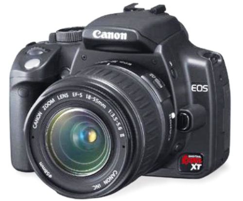 Canon 0209B003 EOS Digital Rebel XT 8 Megapixels Digital SLR Camera with 18-55mm Lens - Black (0209B003 0209-B003 0209 B003 REBELXT REBEL-XT DIGREBXTBLK)