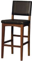 Linon 0211VBRN121-01-KD Milano 30-Inch Bar Stool, Walnut Finish, Chinese Maple with PVC seat, Dark brown vinyl upholstery with detailed stitching, Fabric is fade and stain resistant, Some Assembly Required, Dimensions (W x D x H) 18.00 x 19.25 x 44.25 Inches, Weight 26.46 Lbs, UPC 753793021119 (0211VBRN12101KD 0211VBRN121-01 0211VBRN121 0211VBRN-121) 