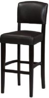 Linon 0217VESP-01-KD-U Monaco 24-Inch Counter Stool, Espresso Finish, Constructed of Chinese maple, Padded vinyl seat, Slightly tapered legs, Foot rests, Some assembly required, Dimensions (W x D x H) 17.00 x 19.00 x 38.00 Inches, Weight 25.35 Lbs, UPC 753793457314 (0217VESP01KDU 0217VESP-01-KD 0217VESP-01 0217VESP 0217VESP-01KDU 0217VESP-01-KDU) 