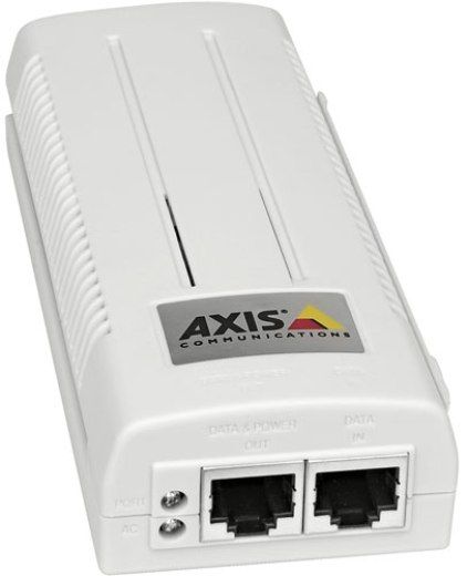 Axis Communications 0226-004 Power over LAN Midspan - Power Injector, 110V AC and 220V AC Input Voltage, 90 V AC to 264 V AC Input Voltage Range, -48V AC Output Voltage, 47 Hz to 63 Hz Frequency, 1 x RJ-45 10/100Base-TX Output Ports, UPC 667026008542 (0226 004 0226004)