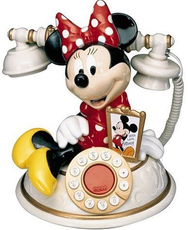 TeleMania 024083  MINNIE-CHIP Minnie Mouse With Voice Chip Telephone ( MINNIE CHIP, MINNIECHIP )