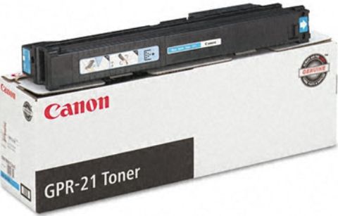 Canon 0261B001AA model GPR-21C Cyan Toner, Laser Print Technology, Cyan Print Color, 30000 Pages Duty Cycle, 5% Print Coverage, Genuine Brand New Original Canon OEM Brand, For use with Canon C4580I, C4580, C4080I and C4080 imageRUNNER Printers (0261B001AA 0261B-001AA 0261B 001AA GPR-21C GPR 21C GPR21C GPR 21 GPR-21 GPR21)