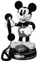TeleMania 027206   MICKEY_75TH  mickey 75th anniversary Telephone, Animated talking character telephone, Mickey talks and moves with incoming call or demo, Exact scale replica of mickey mouse (MICKEY75TH  MICKEY 75TH 027 206  027-206)