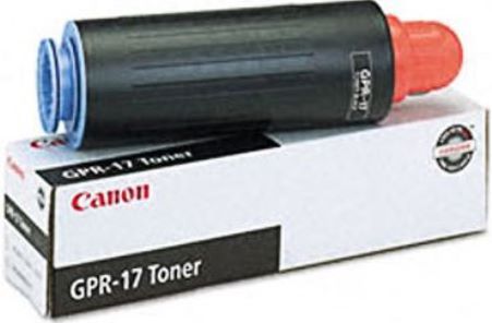 Canon 0279B003AA Model GPR-17 Black Toner Cartridge For use with imageRUNNER 5070, imageRUNNER 5570 and imageRUNNER 6570 Copiers, Average cartridge yields 45000 standard pages, New Genuine Original OEM Canon Brand, UPC 013803050196 (0279-B003AA 0279B-003AA 0279B003A 0279B003 GPR17BK GPR17)