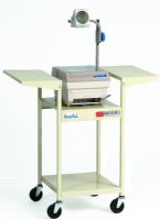 HamiltonBuhl 03139E Overhead Steel Cart, Adjustable 31 to 39 inches, Height adjustable overhead projector cart, Heavy 18 gauge steel with a durable putty powdercoat finish, Projector platform 17 W x 19 3/4 D inches (HAMILTONBUHL03139E 031-39E 031 39E) 