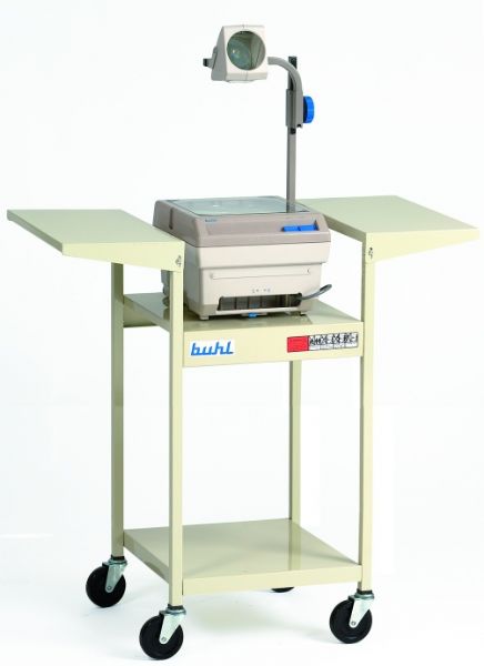 HamiltonBuhl 03139E Overhead Steel Cart, Adjustable 31 to 39 inches, Height adjustable overhead projector cart, Heavy 18 gauge steel with a durable putty powdercoat finish, Projector platform 17 W x 19 3/4 D inches (HAMILTONBUHL03139E 031-39E 031 39E)