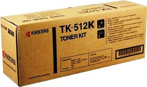 Kyocera 0T2F3OUS model TK-512K Toner Cartridge, Black Print Color, Laser Print Technology, For use with Kyocera Mita FS-C5030N, 8000 Pages Yield at 5% Average Coverage Typical Print Yield, UPC 032983005949 (0T2F3OUS 0T2F-3OUS 0T2F 3OUS TK512K TK-512K TK 512K)