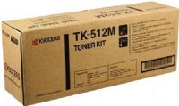 Kyocera 0T2F3BUS model TK-512M Toner Cartridge, Magenta Print Color, Laser Print Technology, For use with Kyocera Mita FS-C5030N, 8000 Pages Yield at 5% Average Coverage Typical Print Yield, UPC 032983005987 (0T2F3BUS 0T2F-3BUS 0T2F 3BUS TK512M TK-512M TK 512M) 