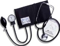 Mabis 04-176-021 Two-Party Home Blood Pressure Kit, Adult, Includes aneroid gauge, air release valve and inflation bulb, detached 22" nurse stethoscope,deluxe d-ring cuff, zippered carrying case and detailed guidebook, Adult cuff fits arm circumference of 10" - 14 (04-176-021 04176021 04176-021 04-176021 04 176 021) 