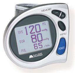 Mabis 04-255-001 Dot Matrix Digital Wrist Blood Pressure Monitor with Memory (04255001, 04 255 001, 04 255-001, 04-255 001, 04255-001, 04-255001)