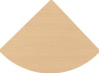 Bush WC14329 Series A Corner Connector, Diamond Coat surface is scratch and stain resistant, Dent-resistant, 3mm PVC edge banding, Connects two desks to form an L shape, 1" thick top, UPC 042976143299, Savannah Beech Finish (WC14329 WC-14329 WC 14329) 