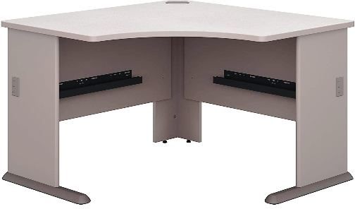 Bush WC14566 Series A: Pewter Corner Desk, Sturdy 1