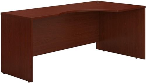 Bush WC36723 Series C: Right Corner Module, Mounts to desk shells as right return, Accepts Keyboard Shelf in corner position, Accommodates one 3-Drawer or 2-Drawer Pedestal, Desktop & modesty panel grommets for wire access, Diamond Coat top surface is scratch and stain resistant, Durable PVC edge banding protects desk from bumps and collisions, UPC 042976367237, Mahogany Finish (WC36723 WC-36723 WC 36723)