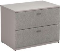 Bush WC14554PSU Business Series A 36" Lateral File Cabinet, Front face lock ensures privacy, Drawers hold letter-, legal- or A4-size files, Interlocking drawers reduce likelihood of tipping, Matches height of Desks for side-by-side configuration, 2 Drawer lateral file accommodates letter, legal, and A4 size files Secure, Full-extension, ball bearing slides allow easy file access, Pewter Finish, UPC 042976455415 (WC14554PSU WC-14554-PSU WC 14554 PSU) 