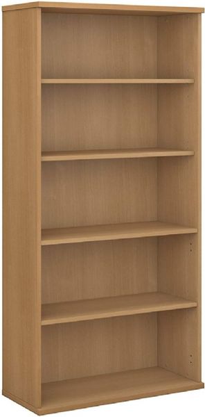 Bush WC60314 Series C: Open Double Bookcase, Two fixed shelves for stability, Matches 71