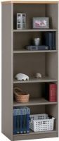 Bush WC64365 Series A: Bookcase 5 Shelf, Two fixed shelves for stability, Height matches Series A hutches, Three adjustable shelves for flexibility, 13.50" depth accommodates binders and business forms, Light Oak Finish, UPC 042976643652 (WC64365 WC-64365 WC 64365) 