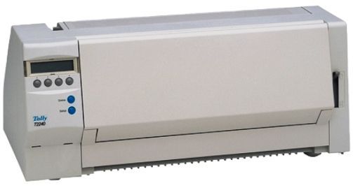 Tally Genicom 043264 model T2240/24 Dot Matrix Printer, 24-wire, 80 Column, 440 cps 12 cpi, Manual Feed, Connects via Parallel (T2240-24 T2240 24 T224024 043264 TALLY043264) 