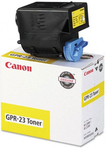 Canon 0455B003AA Model GPR-23 Yellow Toner Cartridge Fits with imageRunner 3380, C2880 & C2880i, 26,000 Copies/ 5% Coverage, New Genuine Original OEM Canon Brand, UPC 013803072211 (0455B003-AA 0455B003A 0455B003 GPR23 GPR 23)