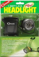 Coghlans 0575 1 Watt Ultra Bright Luxeon LED Headlight, 3 Digitally Controlled Brightness Levels-100%, 50%, and 25% (0575 05-75 575 COGHLANS0575)