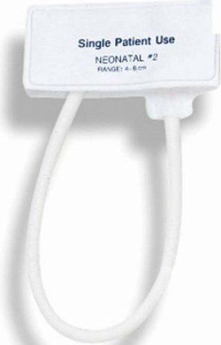 Mabis 06-282-192 Single-Tube Bladderless Cuff, Neonatal #2, White, 10/Box, All cuffs are manufactured from a soft, yet durable vinyl material, The patient side has an extra soft lining for improved patient comfort, All cuffs are sized to meet the American Heart Association recommendations (06-282-192 06282192 06282-192 06-282192 06 282 192)