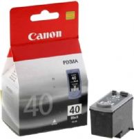 Canon 0615B002 Model PG-40 Black Ink Cartridge for use with Canon FAX-JX200, FAX-JX210P, PIXMA MP140, MP150, MP160, MP170, MP180, MP190, MP210, MP450, MP460, MP470, MX300, MX310, iP1600, iP1700, iP1800 and iP2600 Printers, New Genuine Original OEM Canon Brand, UPC 013803051254 (0615-B002 0615 B002 0615B-002 0615B 002 PG40 PG 40) 