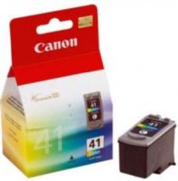Canon 0617B002 Model CL-41 Color Inkjet Cartridge, Works With PIXMA iP1600 iP1700 iP1800 iP2600 iP6210D iP6220D iP6310D MP140 MP150 MP160 MP170 MP180 MP190 MP210 MP450 MP460 MP470 MX300 MX310 Printers, New Genuine Original OEM Canon Brand, UPC 013803051278 (0617-B002 0617 B002 CL41 CL 41) 