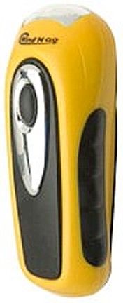 Wind N Go 07110 Flashlight, Yellow, 15,000 MCD, Operates on 3 super-bright white LED bulbs, Rechargeable battery, High/Low illumination (071-10 7110 WindN)