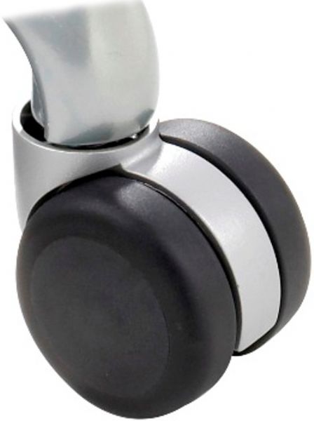 Safco 4082BL Soft Casters for Sassy Chair, Dual wheel soft casters, 2.5