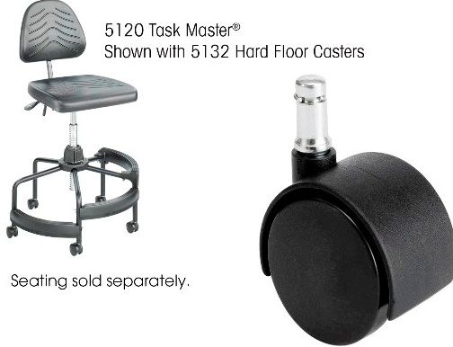Safco 5132  Hard Floor Casters for Task Master Chair - 2