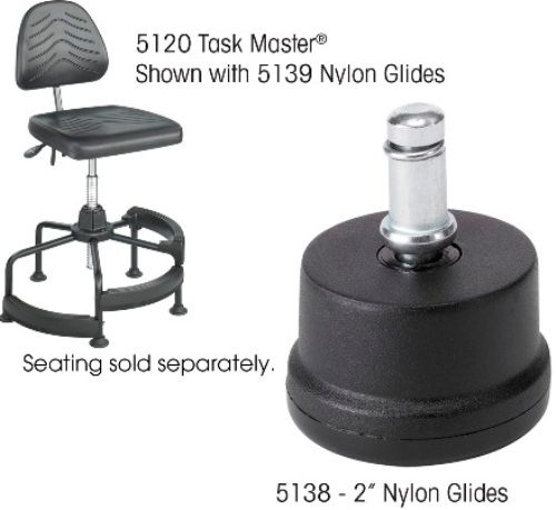 Safco 5138 Nylon Glides for Task Master Chair, 2