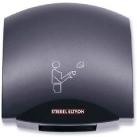 Stiebel Eltron 073725-G Galaxy M 2 Ultra Quiet Automatic Hand Dryer with Cast Aluminum Housing (Charcoal Gray Finish), 208V, 2000W; Save money, save trees, and promote good hygiene with the contemporary-styled hand dryers from Stiebel Eltron; An infrared proximity sensor turns the unit on and off automatically; (STIEBELELTRON073725G STIEBELELTRON 073725 G STIEBELELTRON-73725-G GALAXYM2) 