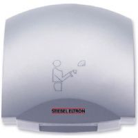 Stiebel Eltron 073725-S Galaxy M 2 Ultra Quiet Automatic Hand Dryer with Cast Aluminum Housing (Silver Metallic Finish), 208V, 2000W; Save money, save trees, and promote good hygiene with the contemporary-styled hand dryers from Stiebel Eltron; An infrared proximity sensor turns the unit on and off automatically; (STIEBELELTRON073725S STIEBELELTRON 073725 S STIEBELELTRON-73725-S GALAXYM2) 