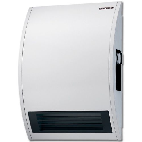 Stiebel Eltron 074057 Model CK 20 E Wall Mounted Fan Heater, 208/240V, 1500/2000W; Built-in thermostat for maximum comfort; Convenient 60-minute timer on CKT; Downdraft design heats space evenly; Quality German manufacturing; Frost protection setting; Ideal anywhere quick heat is needed; Elegant wall mount design; Quiet fan operates at 49.7 dB(a) to heat rooms quickly; UPC 094922770547 (STIEBELELTRON074057 STIEBELELTRON 074057 STIEBELELTRON-074057 CK20E CK-20-E)