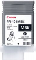 Canon 0882B001 Model PFI-101MBK Ink Tank 130ml, Matte Black for use with imagePROGRAF iPF5000, iPF5100, iPF6000S, iPF6100 and iPF6200 Large Format Printers, New Genuine Original OEM Canon Brand (0882-B001 0882B-001 0882 B001 PFI101MBK PFI 101MBK PFI-101) 