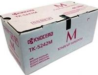 Kyocera 1T02R7BUS0 Model TK-5242M Toner Cartridge, Magenta Print Color, Laser Print Technology, 3000 Pages Typical Print Yield, For use with Kyocera ECOSYS M5526cdw, Kyocera ECOSYS P5026CDC and Kyocera ECOSYS P5026CDW, UPC 088564227514 (1T02R7BUS0 1T02-R7BU-S0 1T02 R7BU S0 TK5242M TK-5242M TK 5242M) 